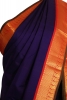 Traditional Contrast Kanjeevaram Silk Saree